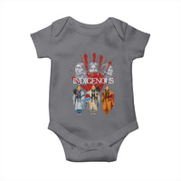 Native American Indigenous Women MMIW Red Hand Indian Baby Onesie - Wonder Print Shop