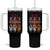 Native American Indigenous Women MMIW Red Hand Indian Tumbler With Handle - Wonder Print Shop