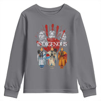 Native American Indigenous Women MMIW Red Hand Indian Youth Sweatshirt - Wonder Print Shop