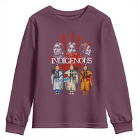 Native American Indigenous Women MMIW Red Hand Indian Youth Sweatshirt - Wonder Print Shop