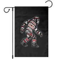 Bigfoot Native American Northwest Coast Art Garden Flag - Wonder Print Shop