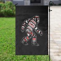 Bigfoot Native American Northwest Coast Art Garden Flag - Wonder Print Shop