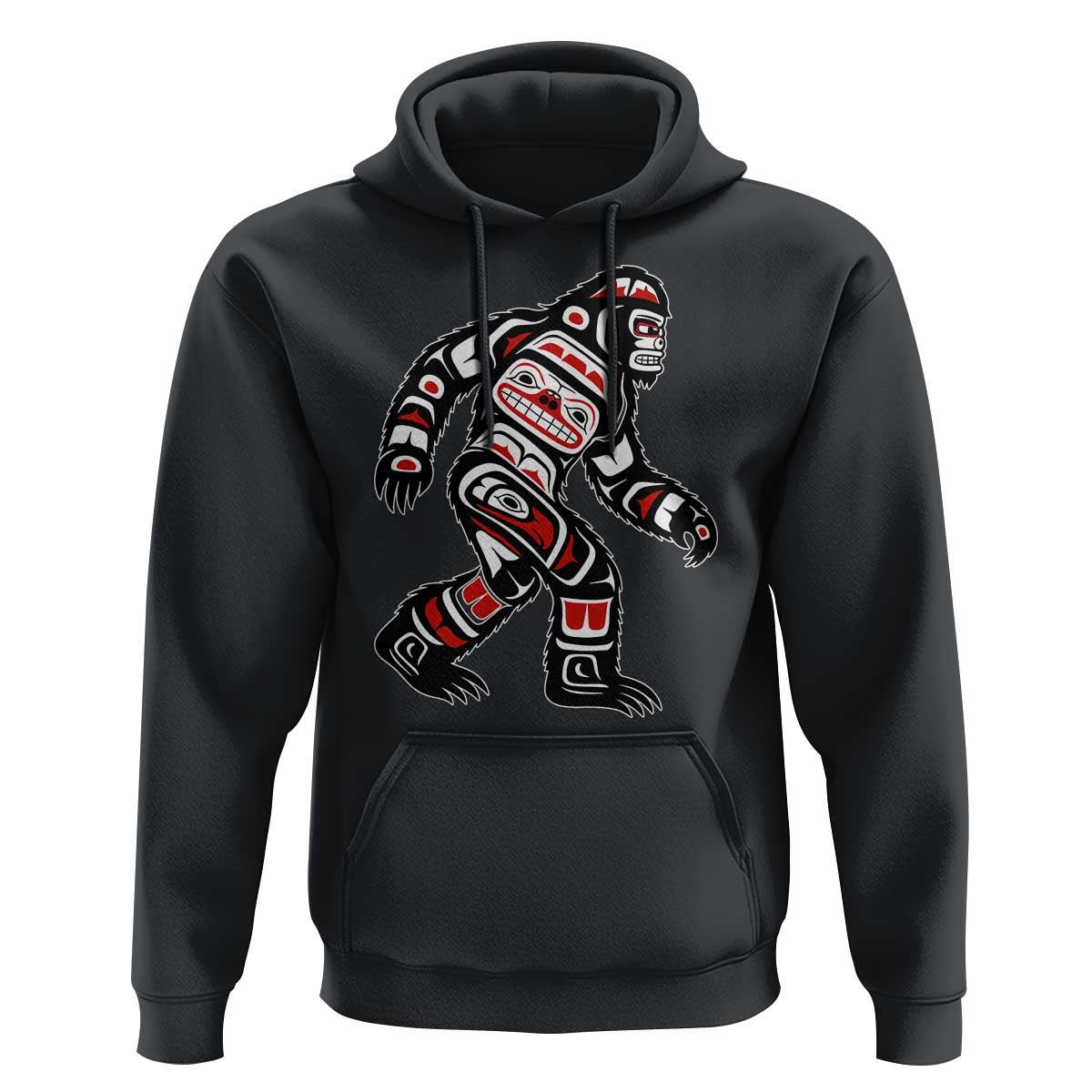 Bigfoot Native American Northwest Coast Art Hoodie - Wonder Print Shop