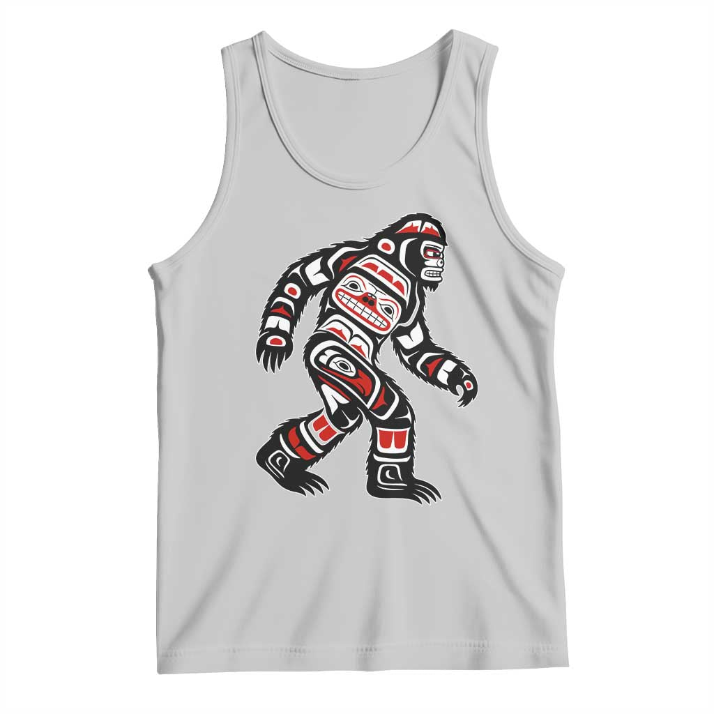 Bigfoot Native American Northwest Coast Art Tank Top - Wonder Print Shop