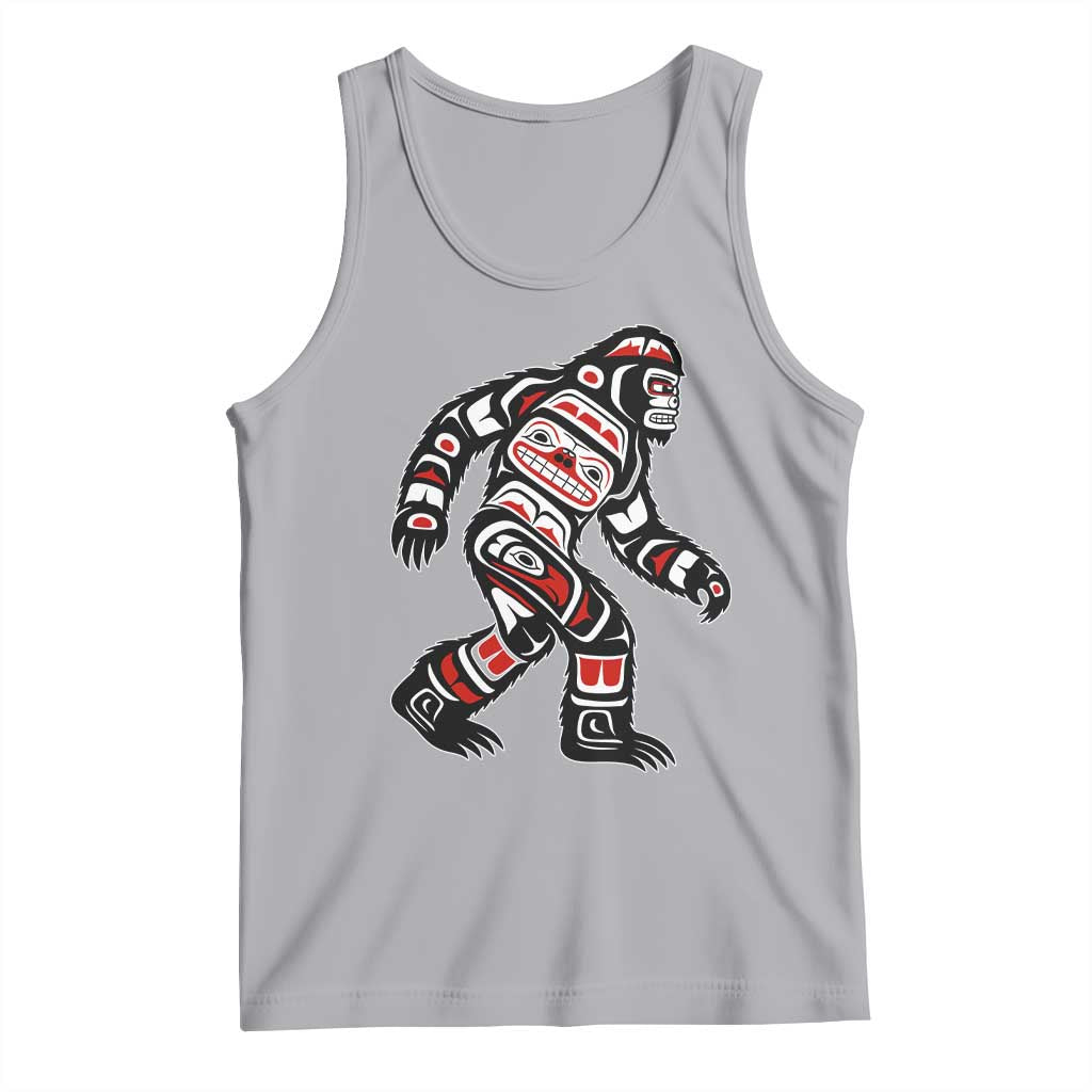 Bigfoot Native American Northwest Coast Art Tank Top - Wonder Print Shop