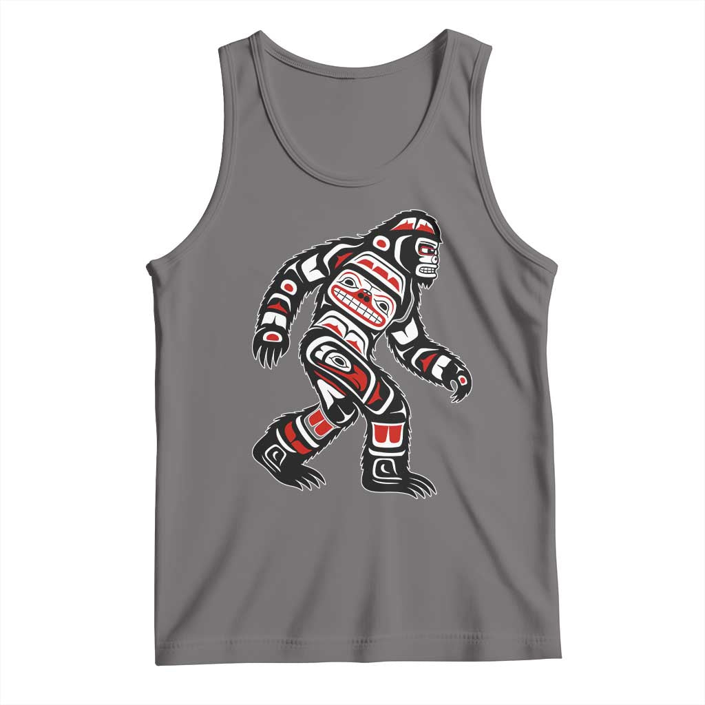 Bigfoot Native American Northwest Coast Art Tank Top - Wonder Print Shop