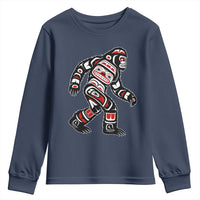 Bigfoot Native American Northwest Coast Art Youth Sweatshirt - Wonder Print Shop