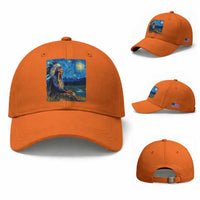 Native American Indian Van Goghs Starry Night Baseball Cap