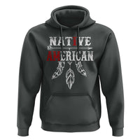 I Am Native American Hoodie Indigenous Pride Vintage Dreamcatcher Arrow - Wonder Print Shop
