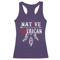 I Am Native American Racerback Tank Top Indigenous Pride Vintage Dreamcatcher Arrow - Wonder Print Shop