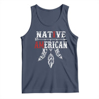 I Am Native American Tank Top Indigenous Pride Vintage Dreamcatcher Arrow - Wonder Print Shop
