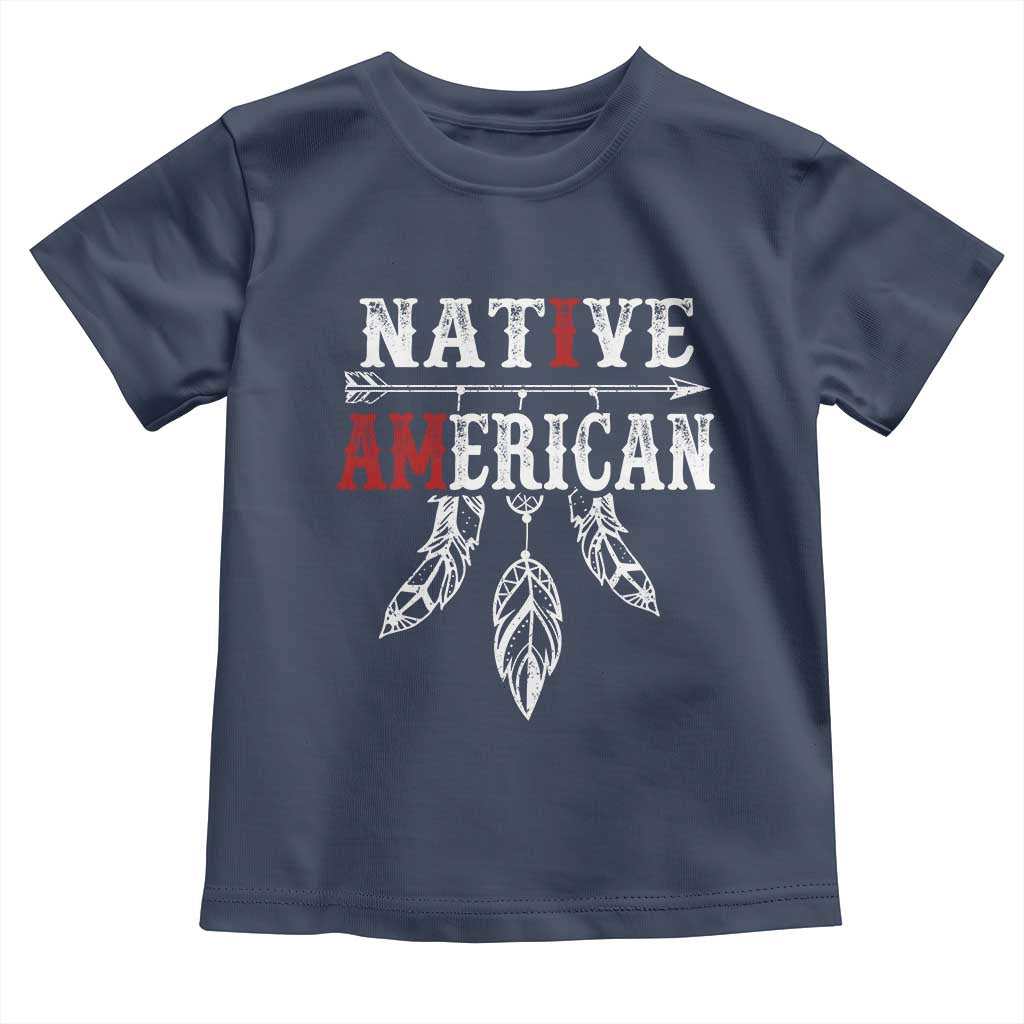 I Am Native American Toddler T Shirt Indigenous Pride Vintage Dreamcatcher Arrow - Wonder Print Shop