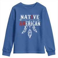 I Am Native American Youth Sweatshirt Indigenous Pride Vintage Dreamcatcher Arrow - Wonder Print Shop