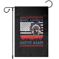 Make America Native Again Garden Flag Native Indian Pride USA Flag - Wonder Print Shop