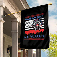 Make America Native Again Garden Flag Native Indian Pride USA Flag - Wonder Print Shop