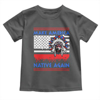 Make America Native Again Toddler T Shirt Native Indian Pride USA Flag - Wonder Print Shop
