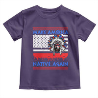 Make America Native Again Toddler T Shirt Native Indian Pride USA Flag - Wonder Print Shop