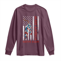 Make America Native Again Long Sleeve Shirt Indigenous Peoples Day USA Flag - Wonder Print Shop