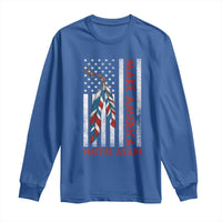 Make America Native Again Long Sleeve Shirt Indigenous Peoples Day USA Flag - Wonder Print Shop