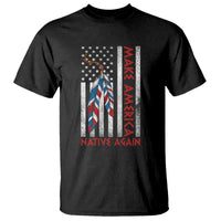 Make America Native Again T Shirt Indigenous Peoples Day USA Flag - Wonder Print Shop