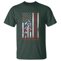 Make America Native Again T Shirt Indigenous Peoples Day USA Flag - Wonder Print Shop