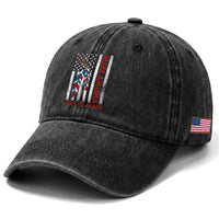 Make America Native Again Washed Cotton Baseball Cap Indigenous Peoples Day USA Flag