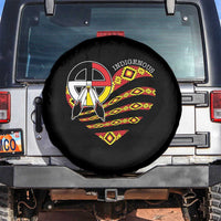 Indigenous Pride Native American Medicine Wheel Spare Tire Cover - Wonder Print Shop