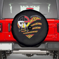 Indigenous Pride Native American Medicine Wheel Spare Tire Cover - Wonder Print Shop