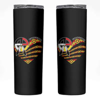 Indigenous Pride Native American Medicine Wheel Skinny Tumbler - Wonder Print Shop