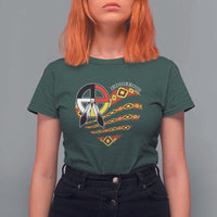 Indigenous Pride Native American Medicine Wheel T Shirt For Women - Wonder Print Shop