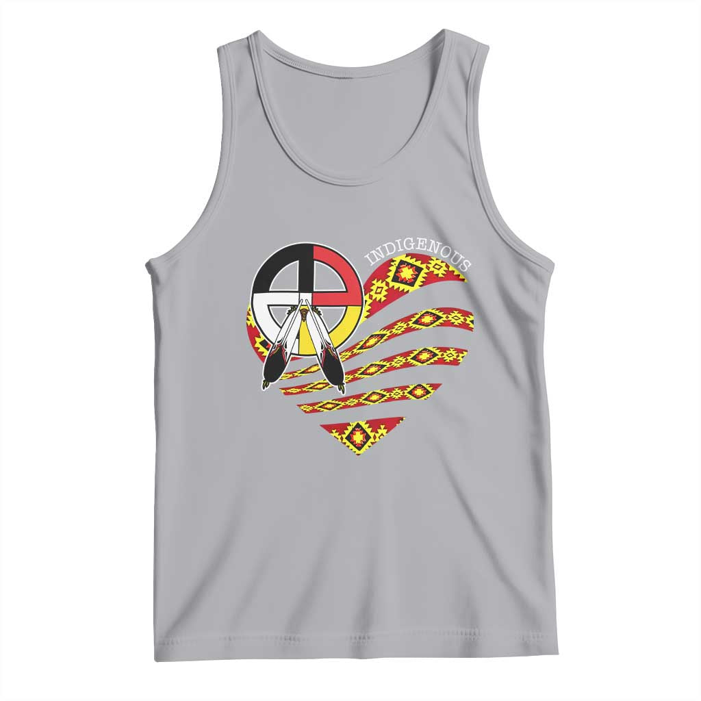 Indigenous Pride Native American Medicine Wheel Tank Top - Wonder Print Shop
