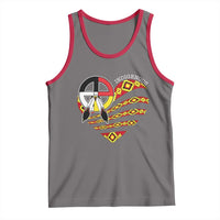 Indigenous Pride Native American Medicine Wheel Tank Top - Wonder Print Shop