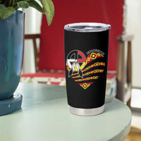 Indigenous Pride Native American Medicine Wheel Tumbler Cup - Wonder Print Shop