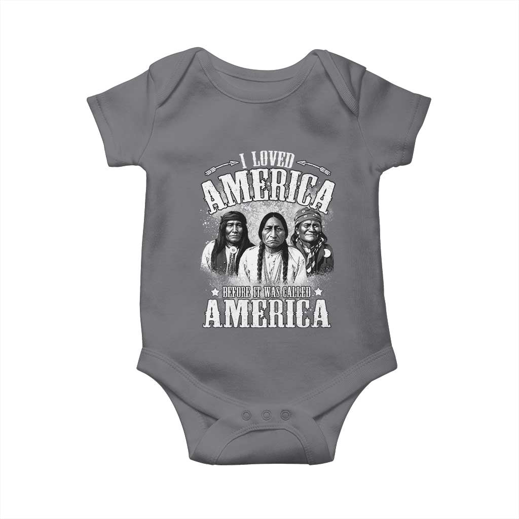 I Loved America Before It Was Called America Baby Onesie Native American - Wonder Print Shop