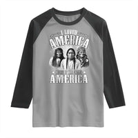 I Loved America Before It Was Called America Raglan Shirt Native American - Wonder Print Shop