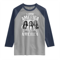 I Loved America Before It Was Called America Raglan Shirt Native American - Wonder Print Shop