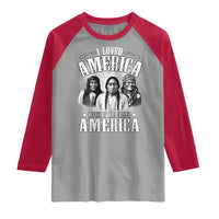 I Loved America Before It Was Called America Raglan Shirt Native American - Wonder Print Shop