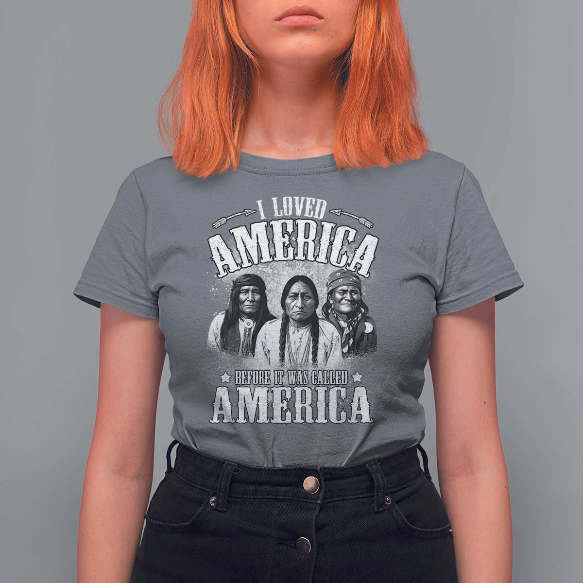 I Loved America Before It Was Called America T Shirt For Women Native American - Wonder Print Shop