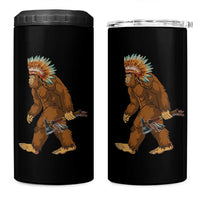Funny Bigfoot American Indian Native Sasquatch Tomahawk 4 in 1 Can Cooler Tumbler - Wonder Print Shop