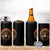 Bigfoot Native American Chief Sasquatch Wearing Headdress 4 in 1 Can Cooler Tumbler - Wonder Print Shop