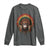 Bigfoot Native American Chief Sasquatch Wearing Headdress Long Sleeve Shirt - Wonder Print Shop