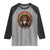 Bigfoot Native American Chief Sasquatch Wearing Headdress Raglan Shirt - Wonder Print Shop