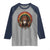 Bigfoot Native American Chief Sasquatch Wearing Headdress Raglan Shirt - Wonder Print Shop