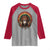 Bigfoot Native American Chief Sasquatch Wearing Headdress Raglan Shirt - Wonder Print Shop