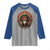 Bigfoot Native American Chief Sasquatch Wearing Headdress Raglan Shirt - Wonder Print Shop
