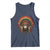Bigfoot Native American Chief Sasquatch Wearing Headdress Tank Top - Wonder Print Shop