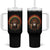 Bigfoot Native American Chief Sasquatch Wearing Headdress Tumbler With Handle - Wonder Print Shop
