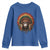 Bigfoot Native American Chief Sasquatch Wearing Headdress Youth Sweatshirt - Wonder Print Shop