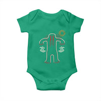 Native American Bigfoot Sasquatch Petroglyph Cave Art Baby Onesie - Wonder Print Shop