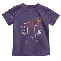 Native American Bigfoot Sasquatch Petroglyph Cave Art Toddler T Shirt - Wonder Print Shop
